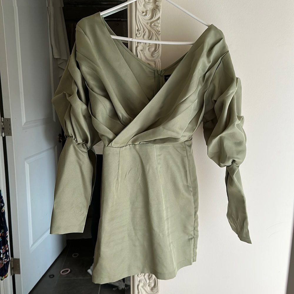 Olive green pretty little thing dress